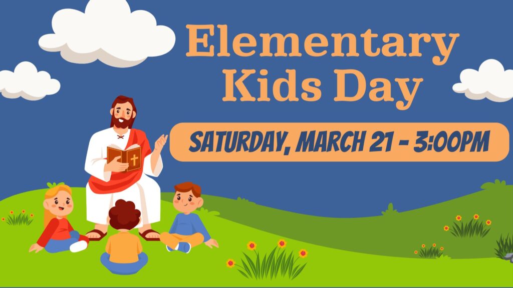 River North Church elementary kids day Saturday March 21 at 3pm
